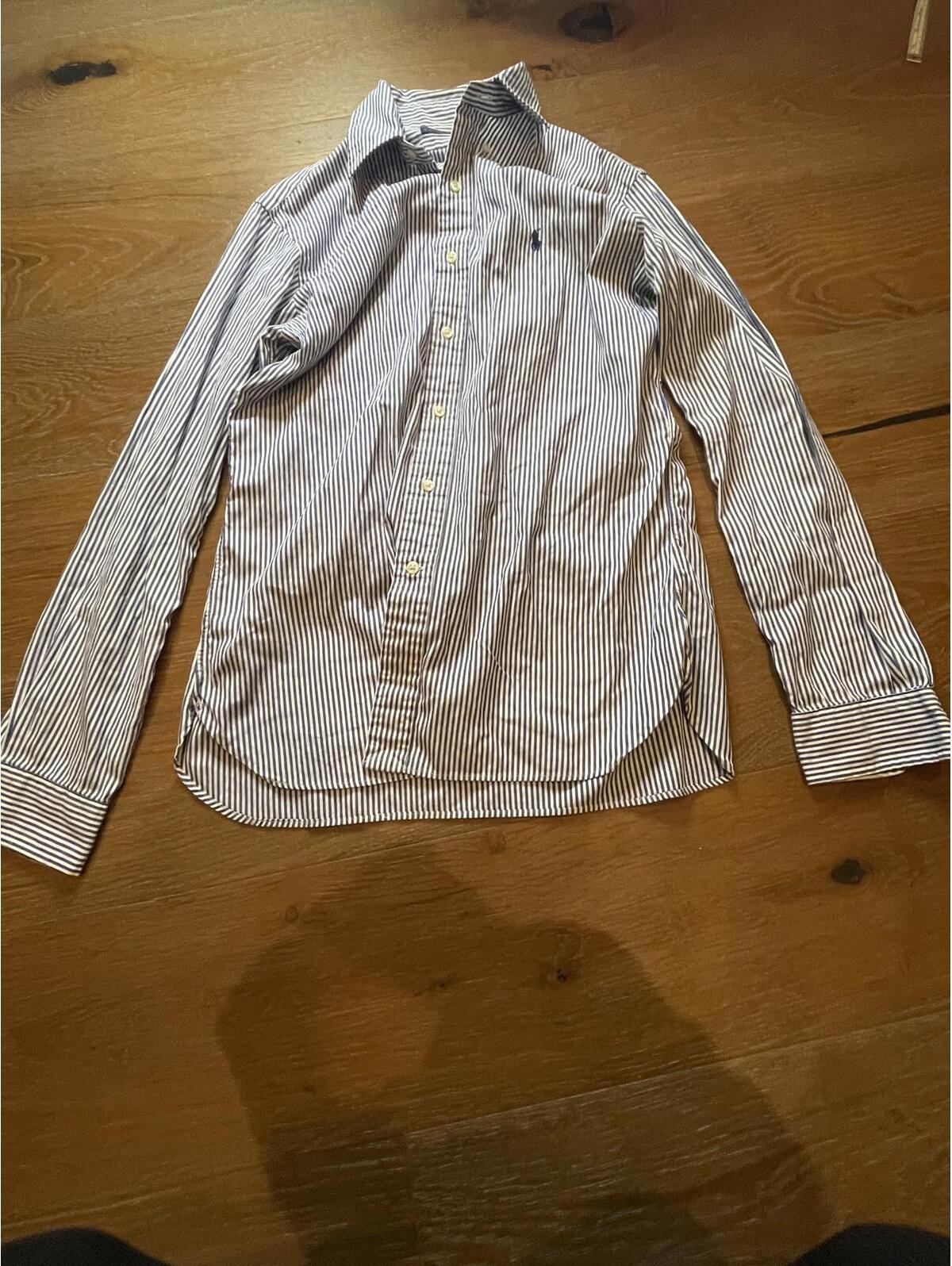 Ralph Lauren Classic Fit Striped Dress Shirt Size 15 1/2 / 39
